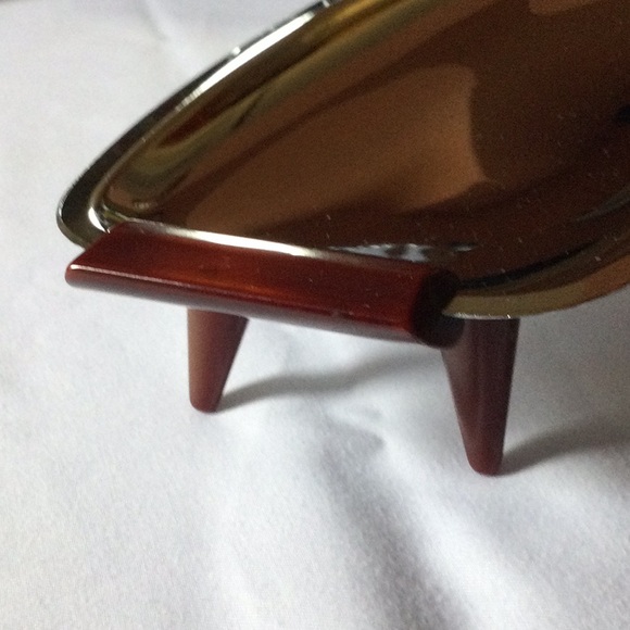 Glo Hill Vintage Chrome/Bakelite  Tray - Picture 4 of 6